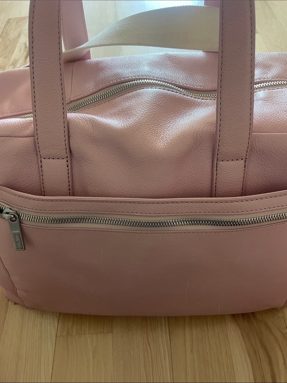 Away Blush Pink Leather Carryall - Picture 4 of 6